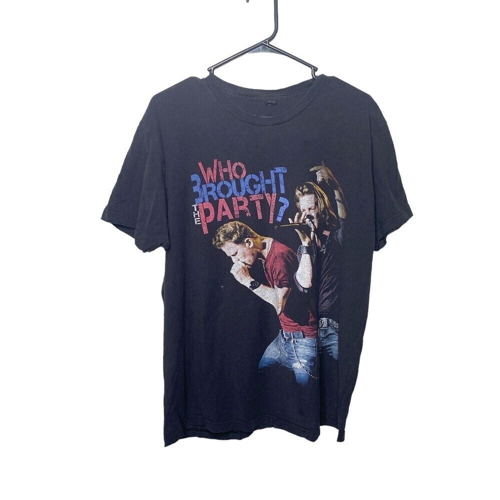 Florida Georgia Line Who Brought The Party Music Band T-Shirt Adult Black Sz ? L